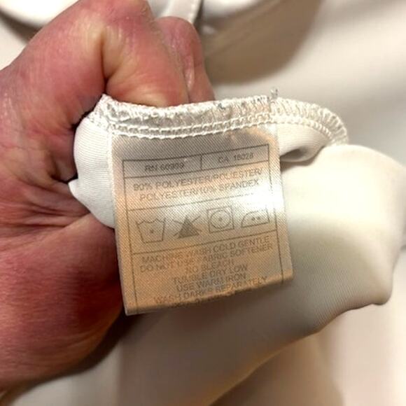 Antigua men's golf white Generation Quarter zip jacket pullover WITCH logo? XL - Picture 6 of 9